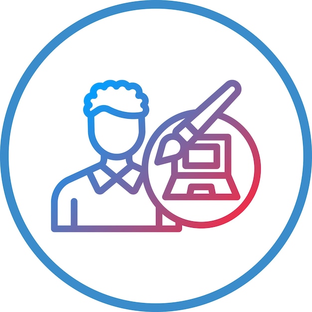 Diseño vectorial Diseñador gráfico Estilo de icono