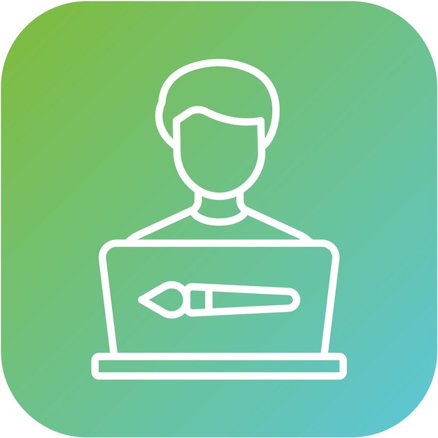 Diseño vectorial Diseñador gráfico Estilo de icono