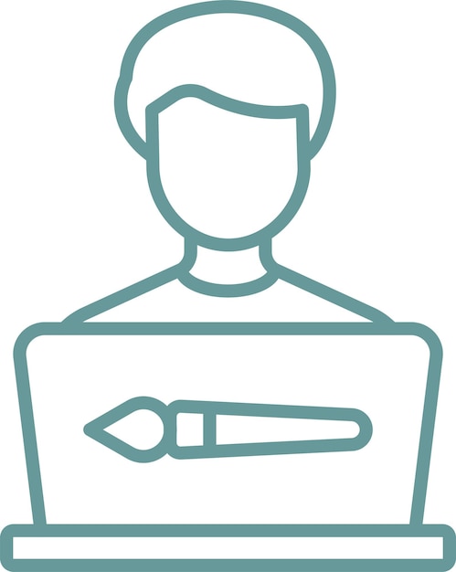 Diseño vectorial Diseñador gráfico Estilo de icono