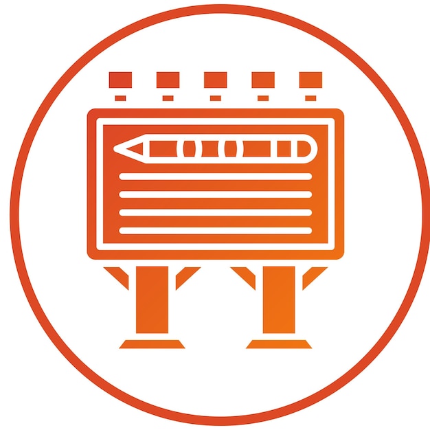 Diseño vectorial Diseño de cartelera Estilo de icono