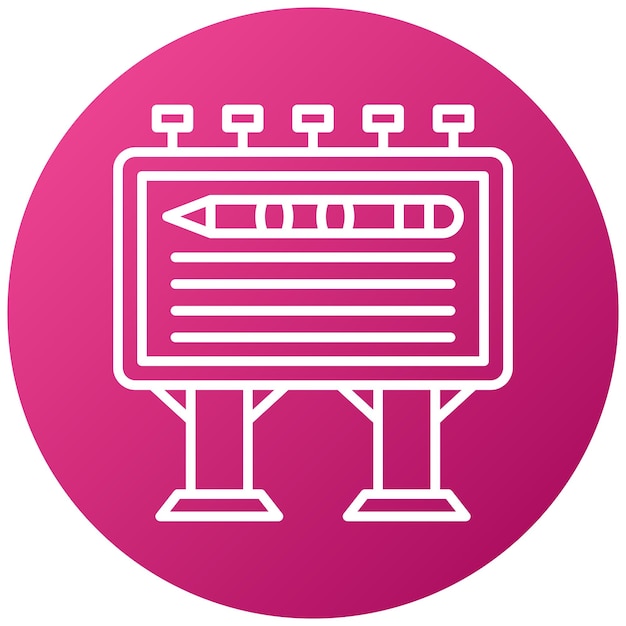 Diseño vectorial Diseño de cartelera Estilo de icono