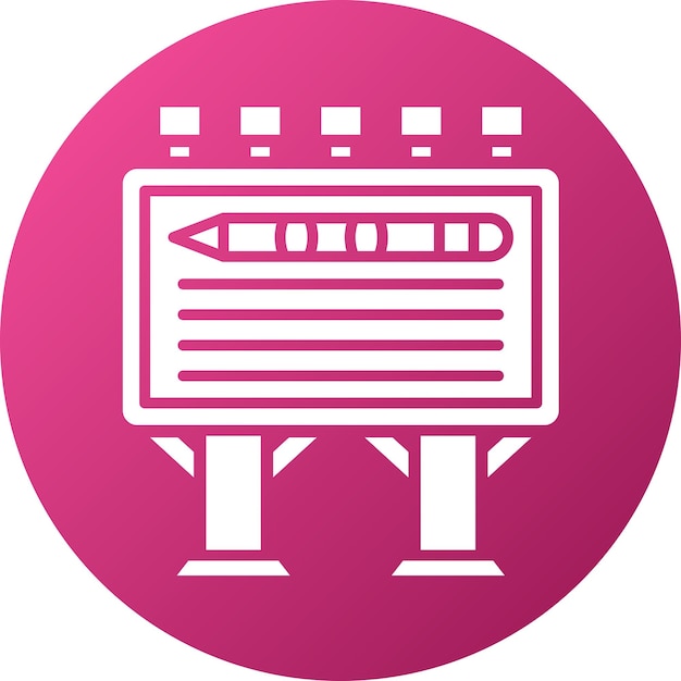 Diseño vectorial Diseño de cartelera Estilo de icono