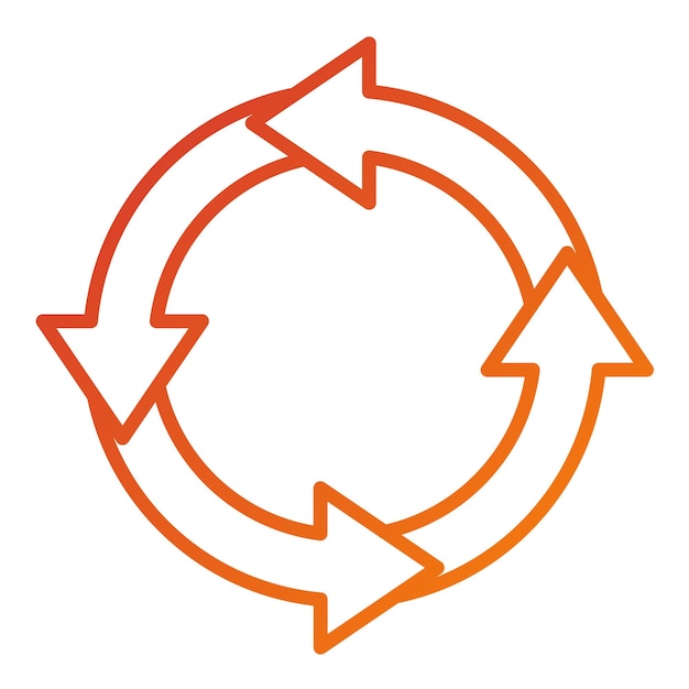 Diseño vectorial Diseño circular Estilo del icono