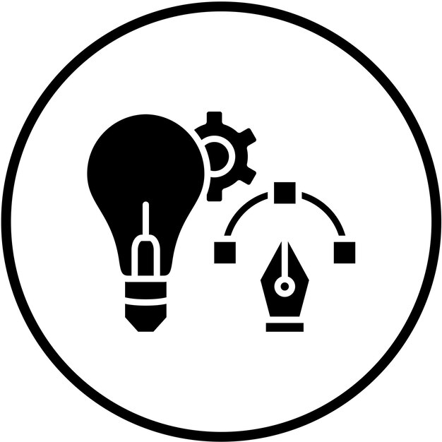 Diseño vectorial Diseño creativo Estilo de icono