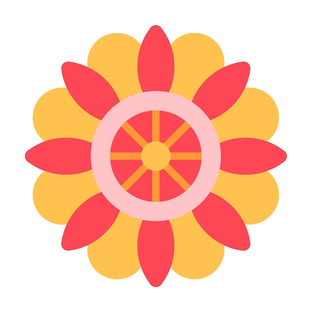 Diseño vectorial Diseño floral Estilo de icono