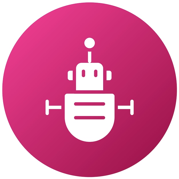Diseño vectorial Diseño de robots Estilo de icono