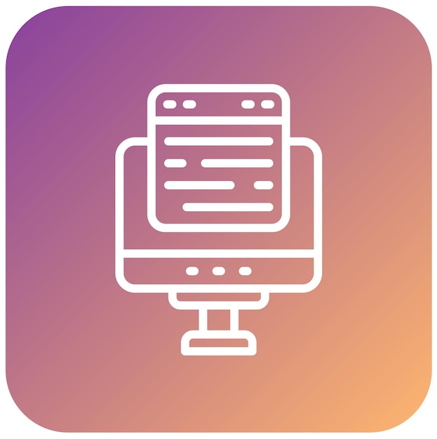 Diseño vectorial Diseño web Estilo de icono