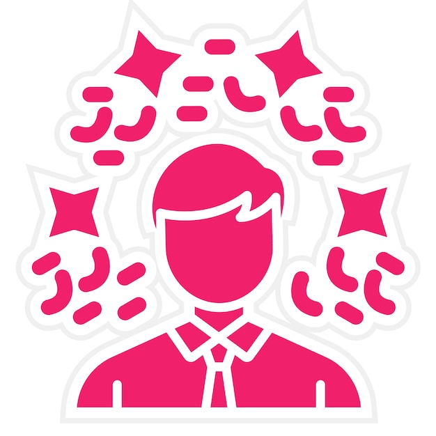 Diseño vectorial Disfruta del estilo de icono