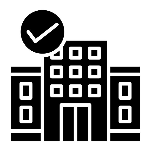 Diseño vectorial Disponibilidad del hotel Estilo del icono