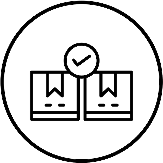 Diseño vectorial Disponibilidad del producto Estilo del icono