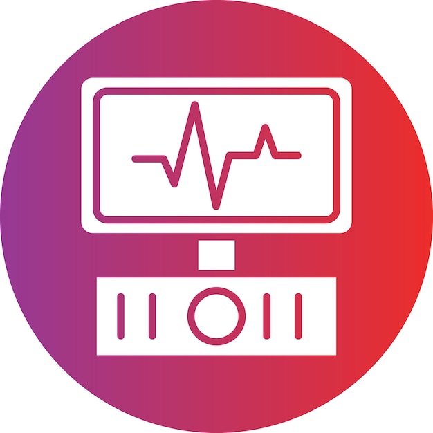 Diseño vectorial de dispositivos médicos Estilo de icono