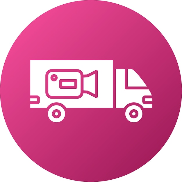 Diseño vectorial Distribución de películas Estilo de icono