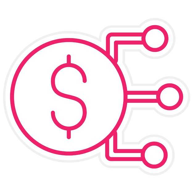 Diseño vectorial Diversificar el estilo del icono