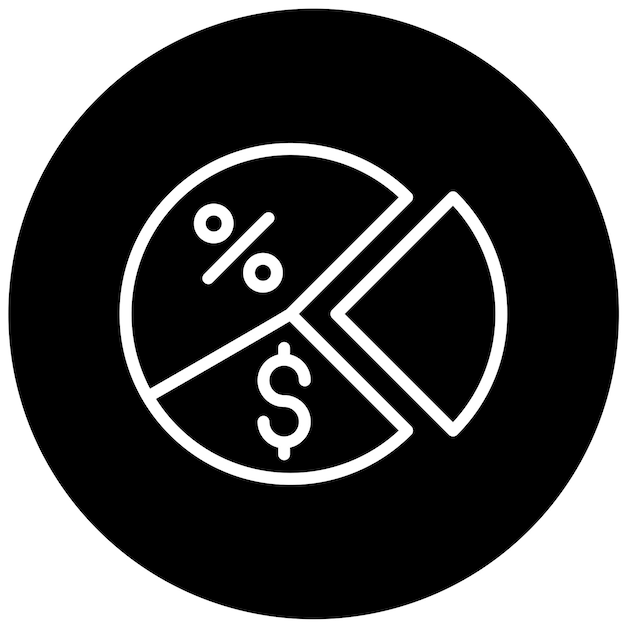 El diseño vectorial divide el estilo del icono
