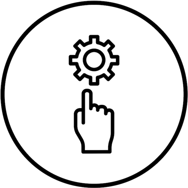 Diseño vectorial DIY Apoyo al estilo del icono