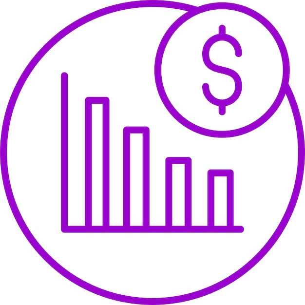 Diseño vectorial Djia Estilo de icono