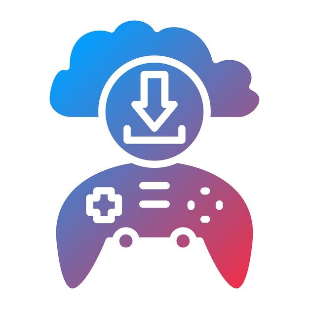Diseño vectorial Dlc Estilo de icono