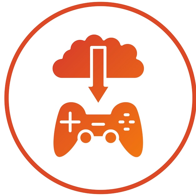 Diseño vectorial Dlc Estilo de icono