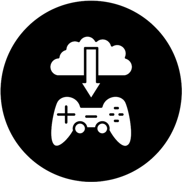 Diseño vectorial Dlc Estilo de icono