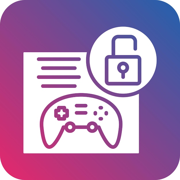 Diseño vectorial Drm Estilo de icono libre