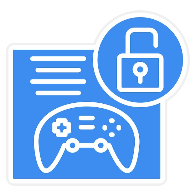 Diseño vectorial Drm Estilo de icono libre