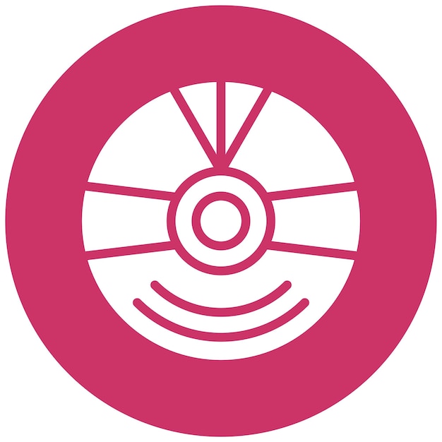 Diseño vectorial de DVDs Estilo de icono