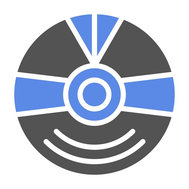 Diseño vectorial de DVDs Estilo de icono