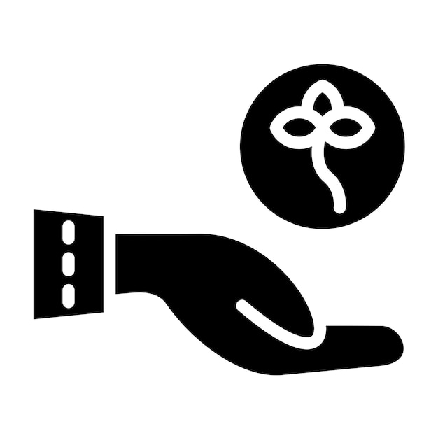 Diseño vectorial Eco Art Estilo de icono