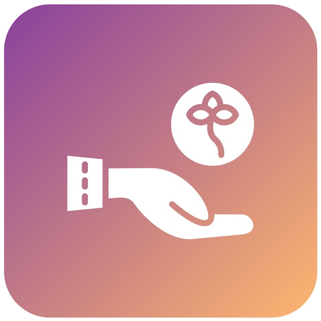 Diseño vectorial Eco Art Estilo de icono
