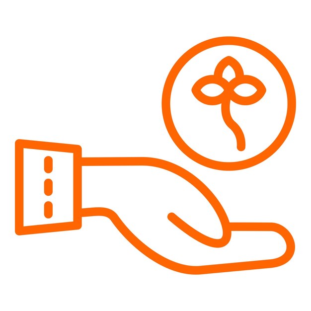 Diseño vectorial Eco Art Estilo de icono