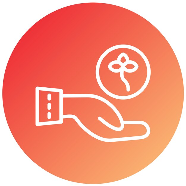 Diseño vectorial Eco Art Estilo de icono