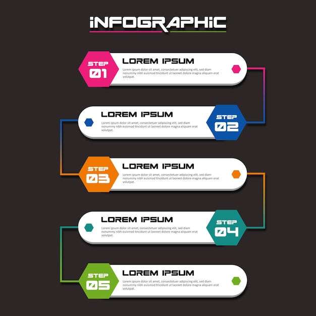 Diseño vectorial editable infográfico