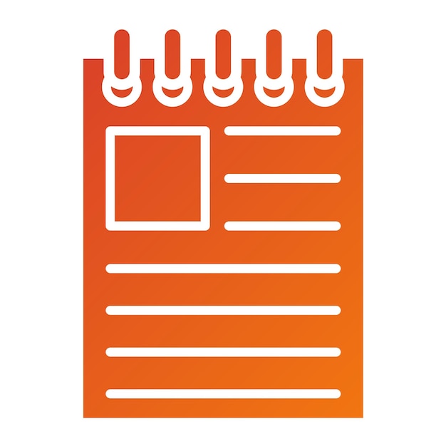 Diseño vectorial Editor de noticias Estilo de icono