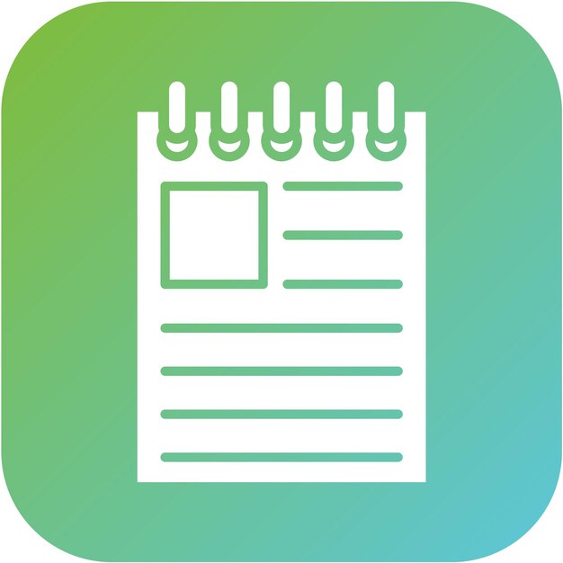 Diseño vectorial Editor de noticias Estilo de icono