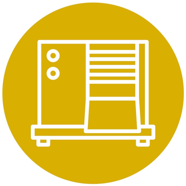 Diseño vectorial eléctrico Edamame Slicer Estilo del icono