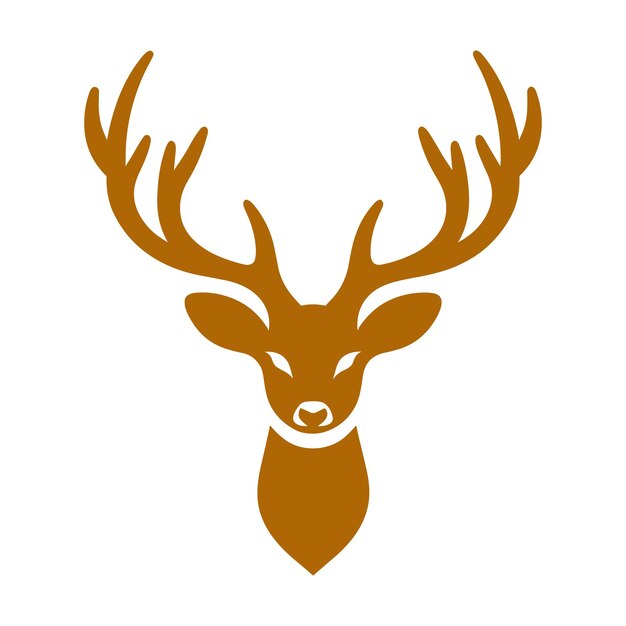 Diseño vectorial El elegante logotipo de Black Deer