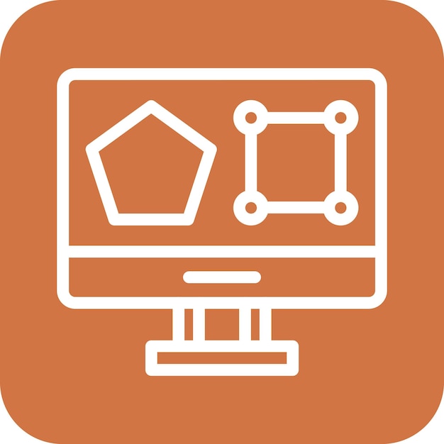 Diseño vectorial de elementos gráficos Estilo del icono