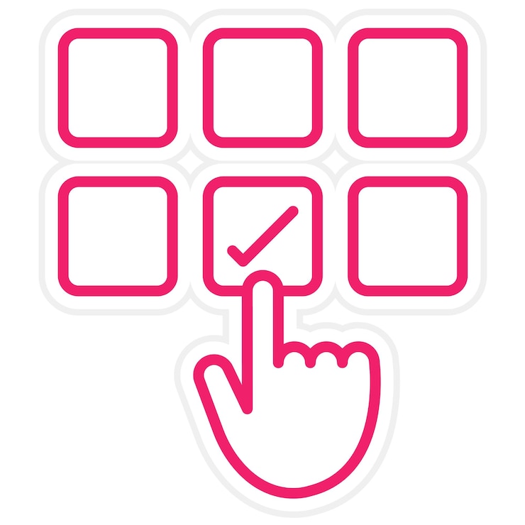Vector diseño vectorial elige el estilo del icono