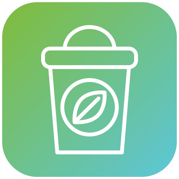 Diseño vectorial de eliminación verde Pro Estilo de icono