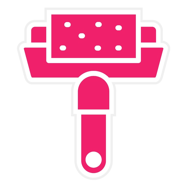 Diseño vectorial Eliminador de pelusas Estilo del icono