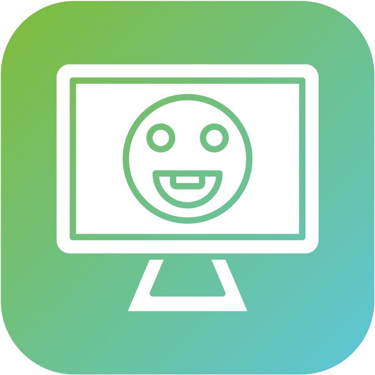 Vector diseño vectorial de emoticones estilo de icono
