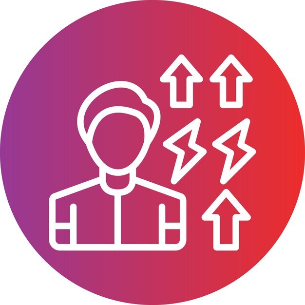 Diseño vectorial Empleados Motivación Estilo del icono