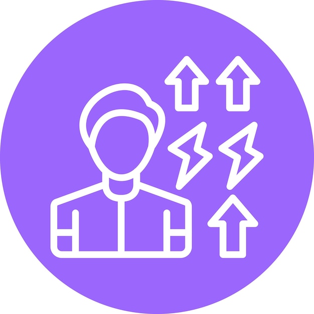 Diseño vectorial Empleados Motivación Estilo del icono