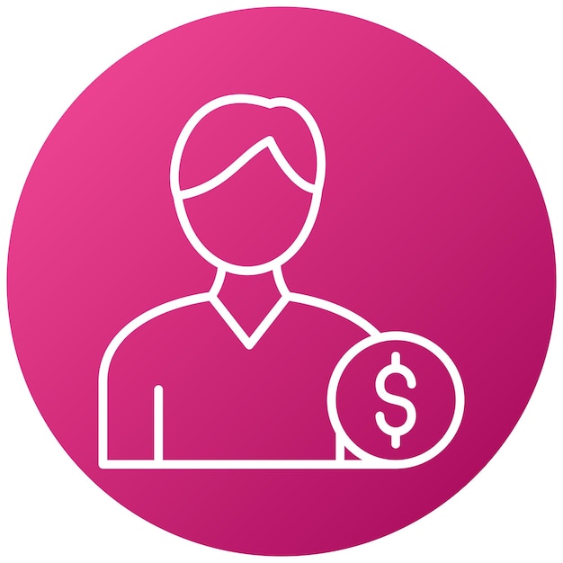 Diseño vectorial Empleados Motivación Estilo del icono