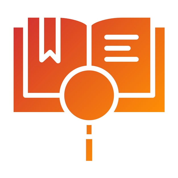 Diseño vectorial Enciclopedia Estilo de íconos