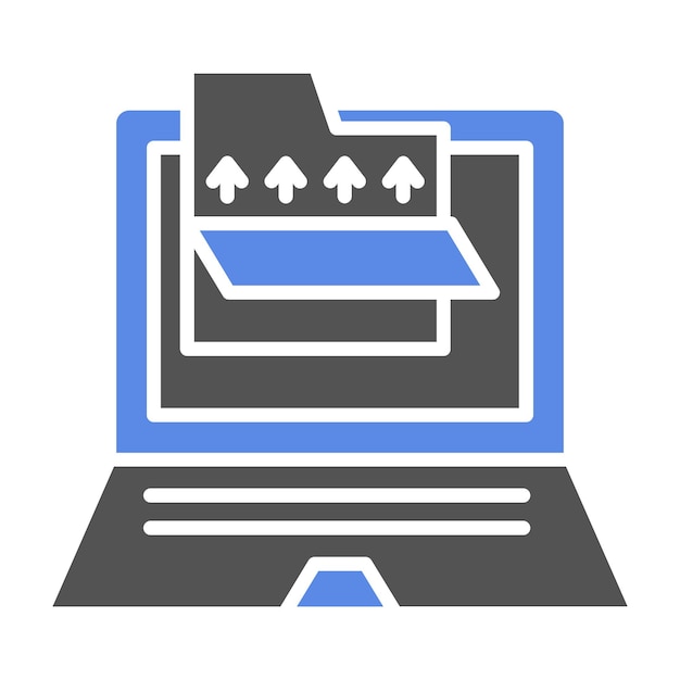 Diseño vectorial por encima del estilo del icono plegable