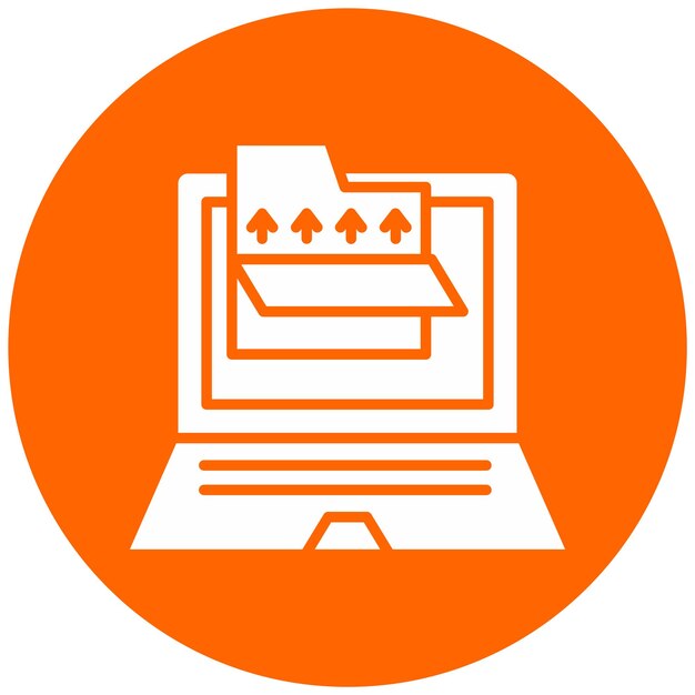 Diseño vectorial por encima del estilo del icono plegable