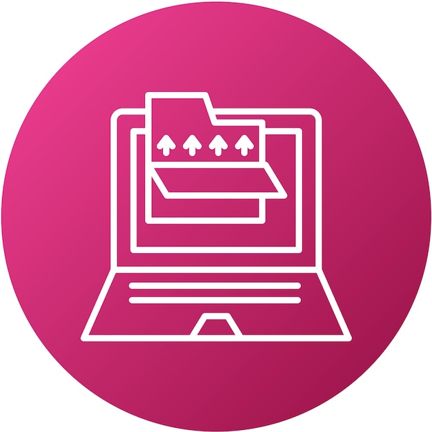 Diseño vectorial por encima del estilo del icono plegable