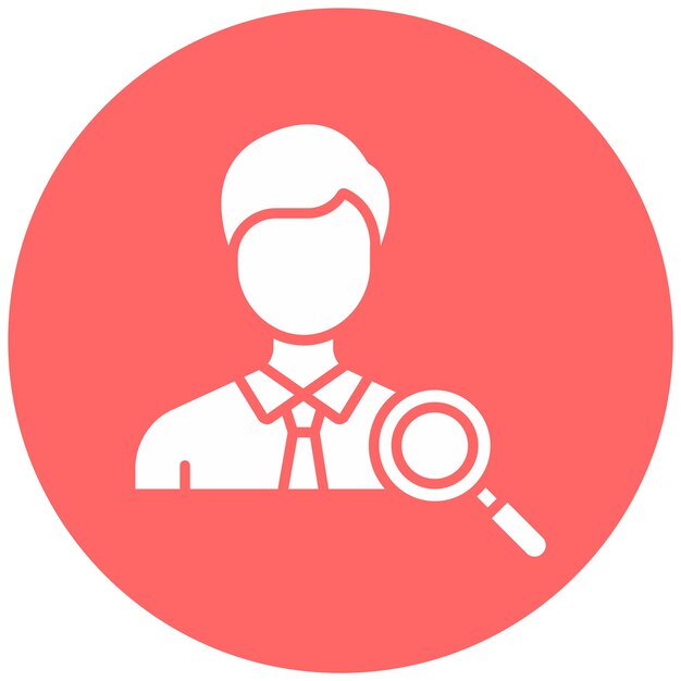 Diseño vectorial Encuentra profesionales Estilo de icono