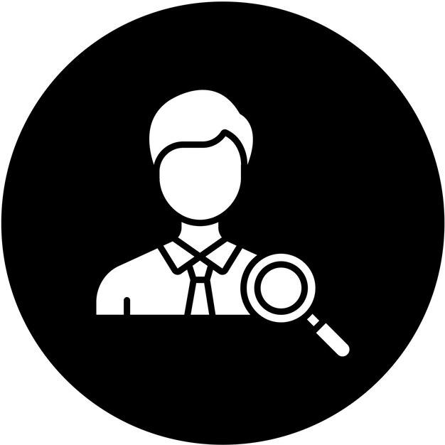 Diseño vectorial Encuentra profesionales Estilo de icono